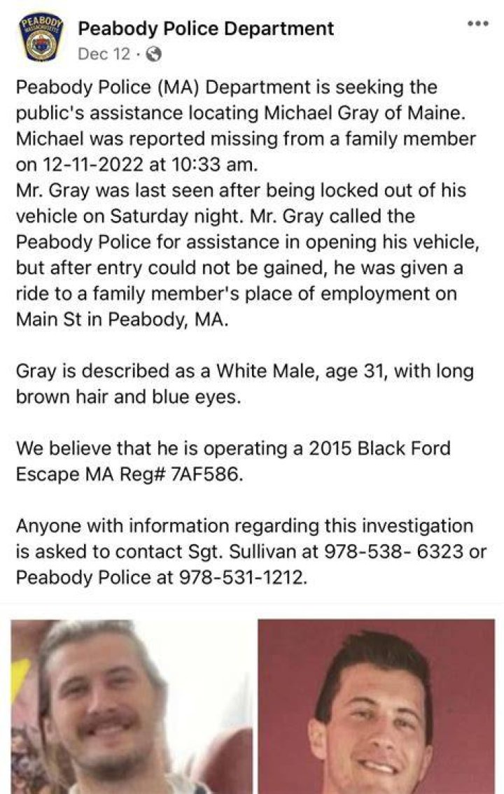 Mike Grey | Missing PEABODY, Massachusetts, Case Update
